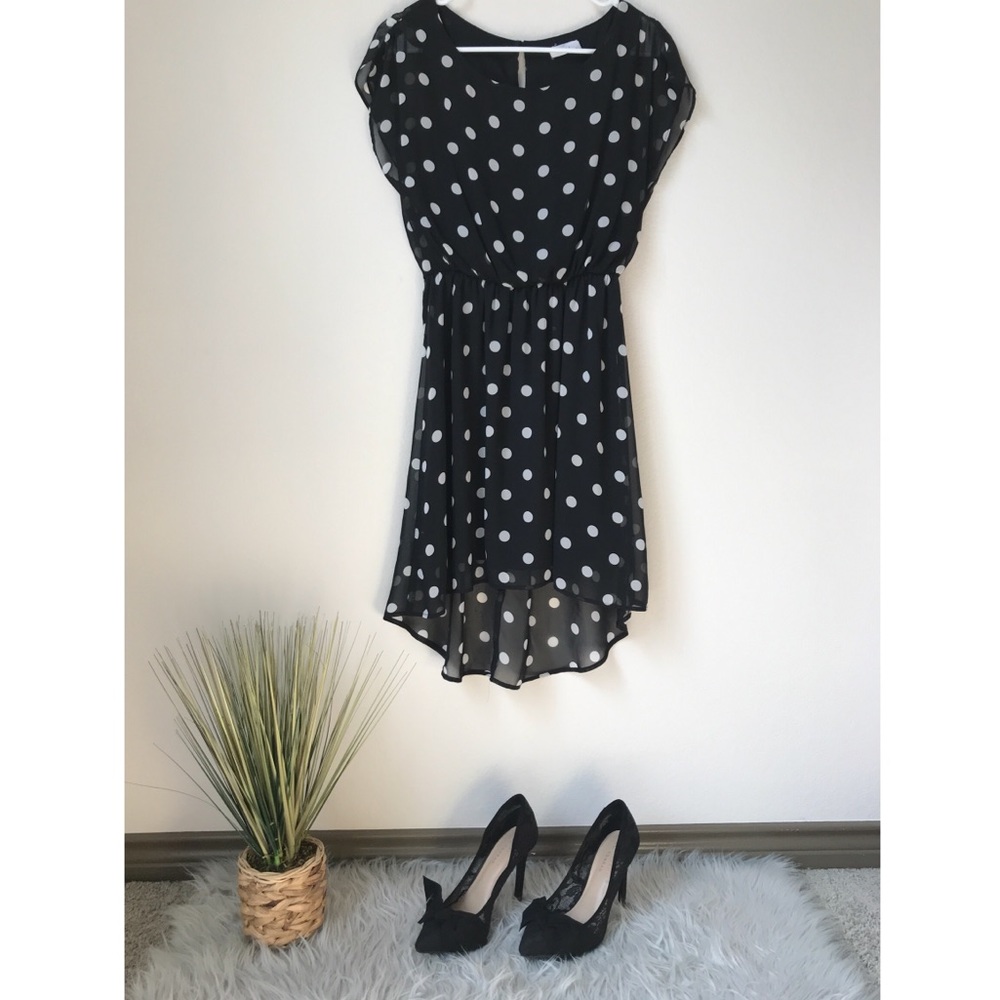 Black & White Polka Dot Dress